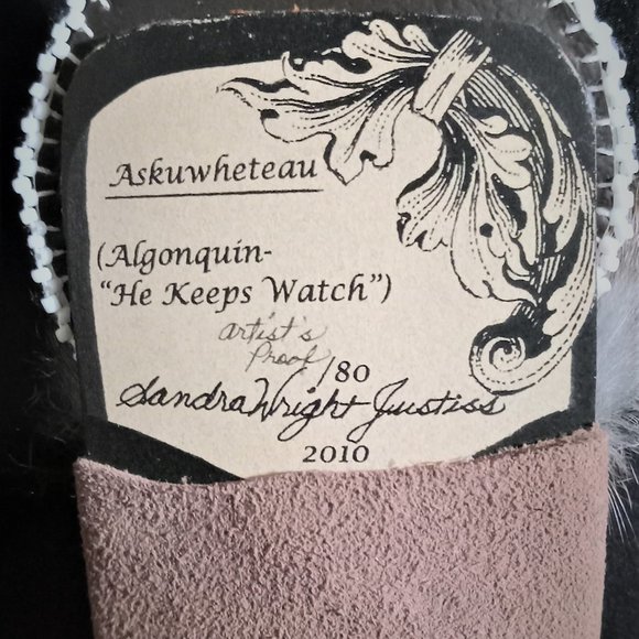 Bisque Native American Baby Doll 2010 Artist's Proof" by Sandra Wright Justiss - Picture 4 of 9